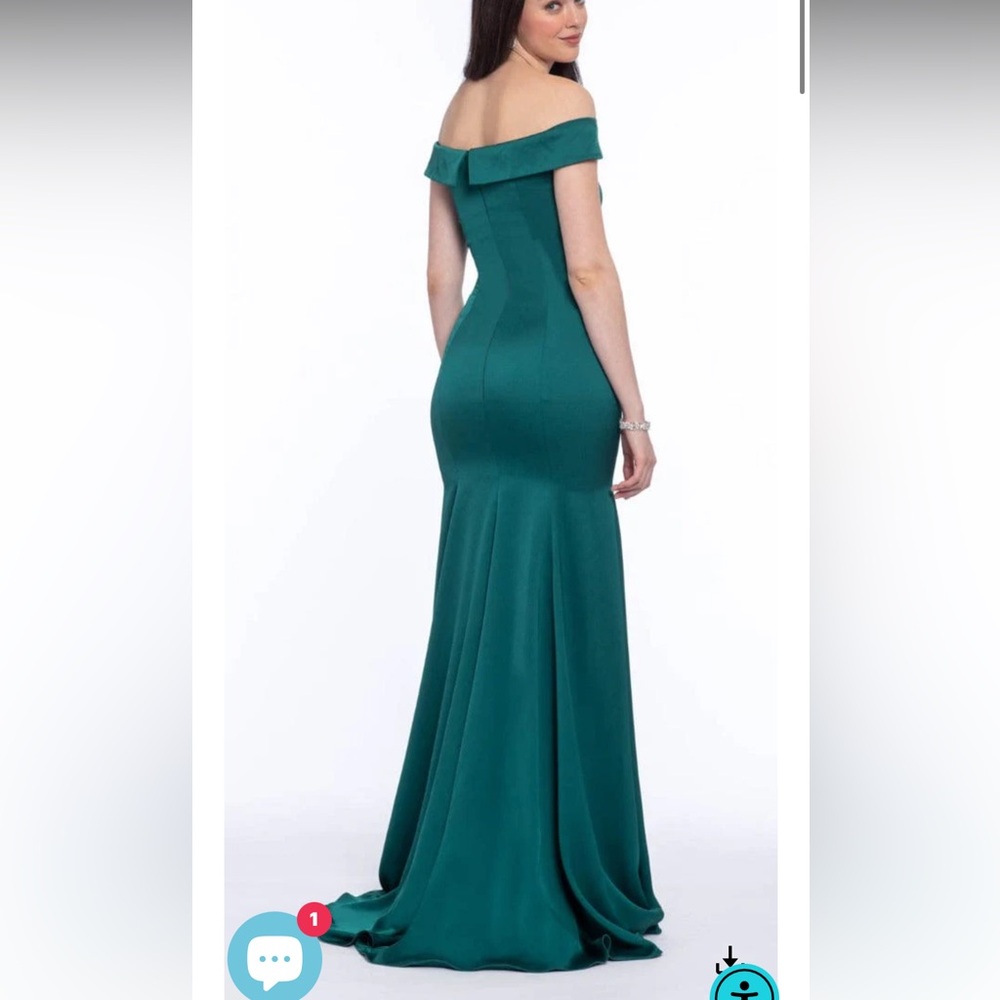 Emerald prom dress